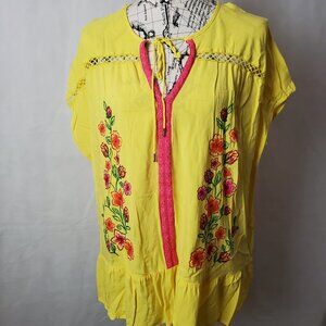 The Pioneer Woman Sleeveless Yellow Top - XXL